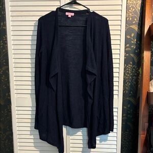 Lilly Pulitzer Midnight Blue Open Cardigan